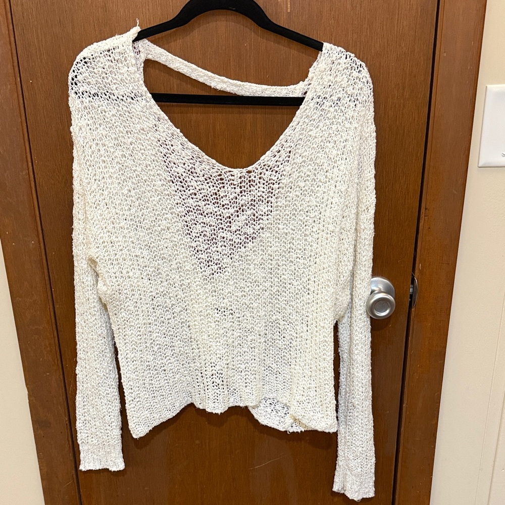 Love Tree Cream Knit Sweater